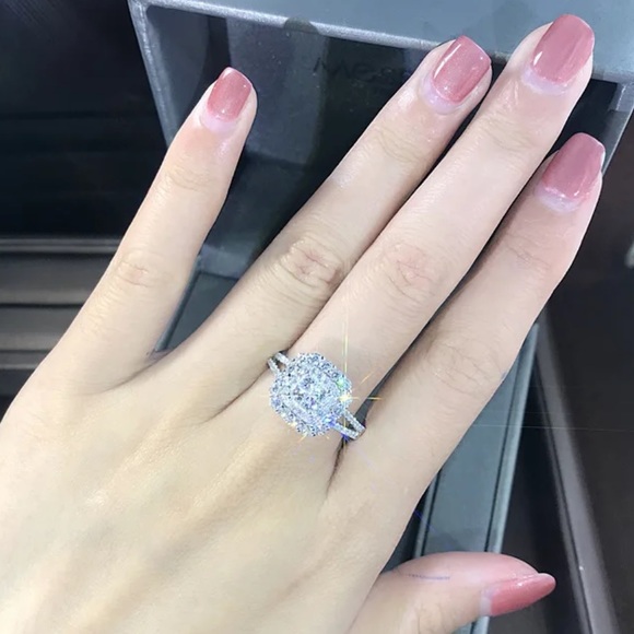 Sterling Silver Princess Ring - Picture 4 of 5